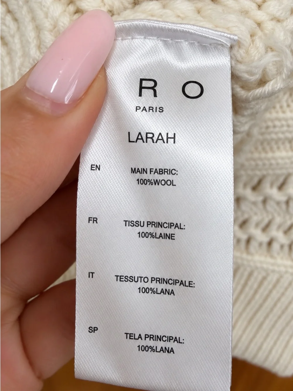 IRO Paris Larah Cable Knit Sweater